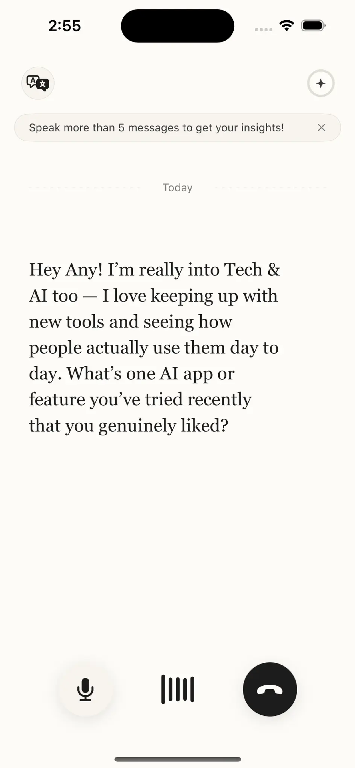 Soyas speaking partner